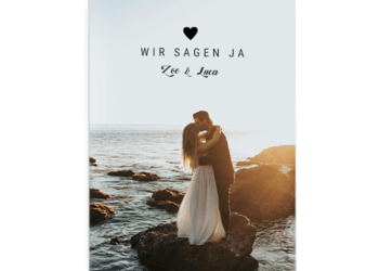 Grußkarten, Hochzeitskarte