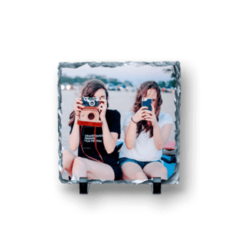 Schiefertafel - Fotoaufsteller bedruckt