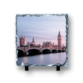 Schiefertafel - Fotoaufsteller bedruckt