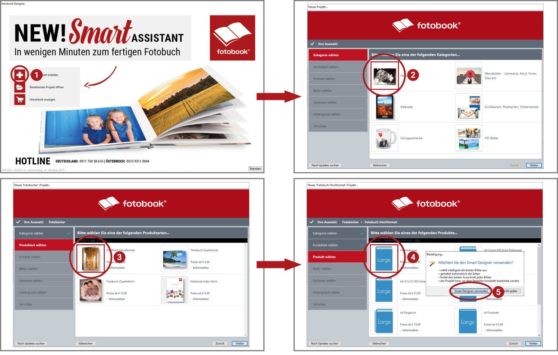 Smart Assistant - Schritte 1-5 Smart Assistant - Schritte 1-5